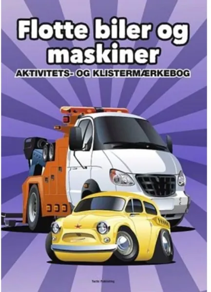 Tactic Games Flotte biler og maskiner aktivitets- og klistermærkebog