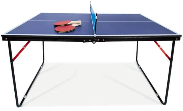 Odin Bordtennisbord 137x76x67cm - 12mm MDF - inkl. 1 net, 3 Bolde & 2 Bats
